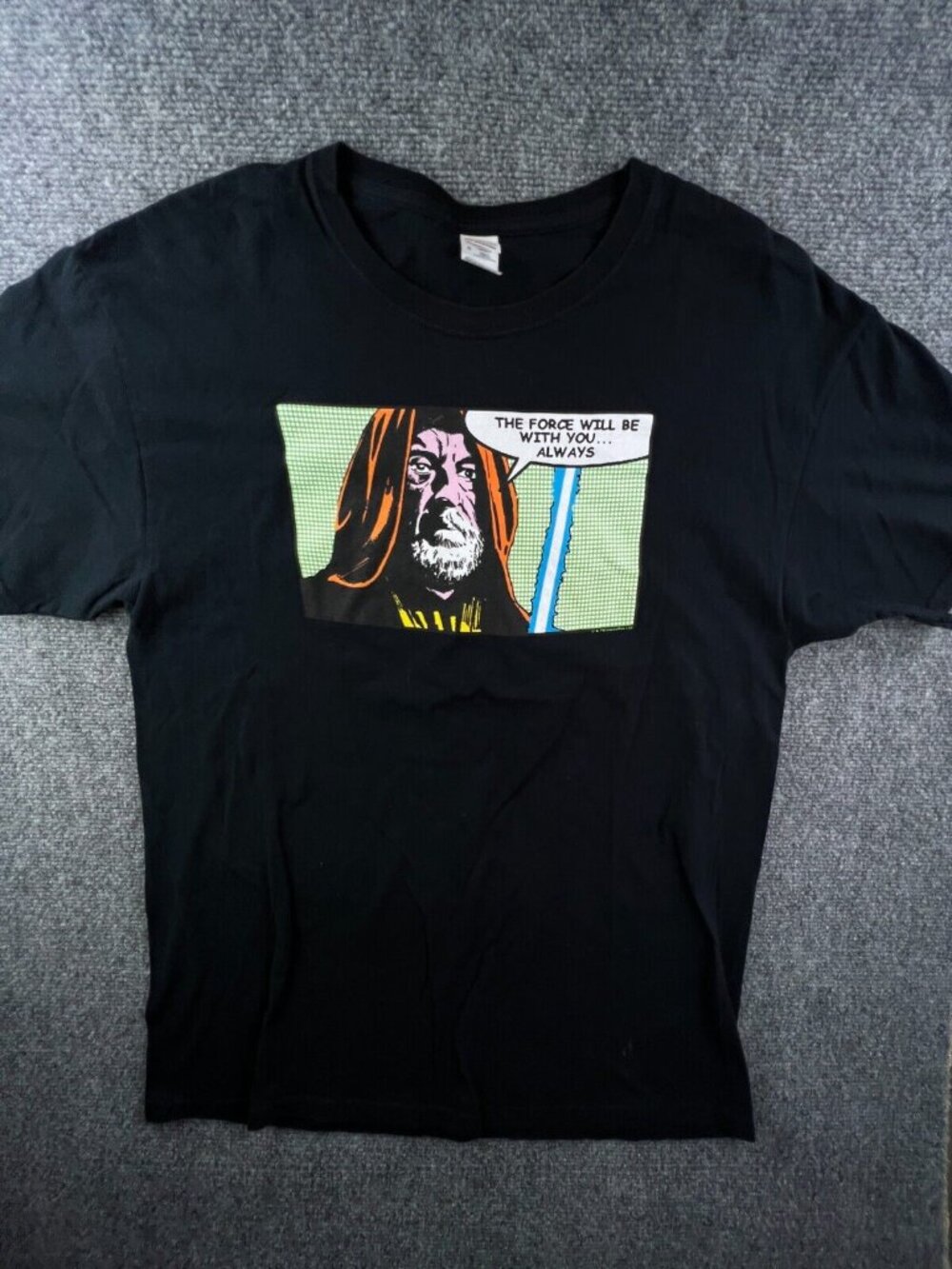 Star Wars Obi Wan Kenobi Shirt The Force Will Be With You Size Large Men’s Fotl